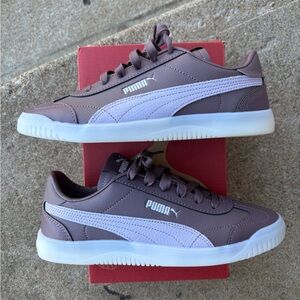 Puma Club 5x5 Iced soles. Lilac, raisin. 8.5 women’s NEW